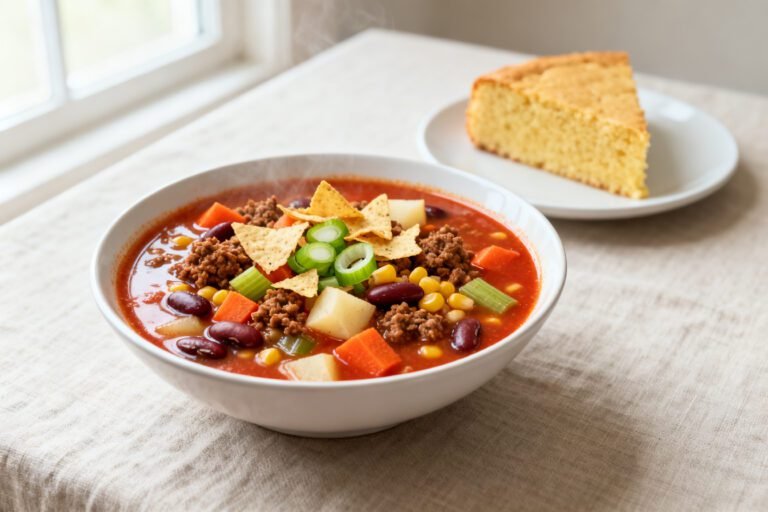 Hearty Cowboy Soup Recipe | Easy Beef Comfort Food Dinner