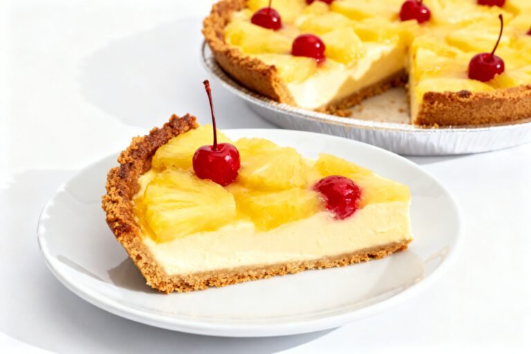 Millionaire Pie Recipe | Easy Pineapple Cherry Dessert Pie