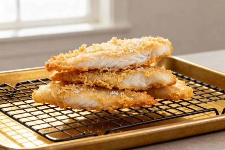 Crispy Fish Batter Recipe | Light Golden Fried Fish Coating for Fry