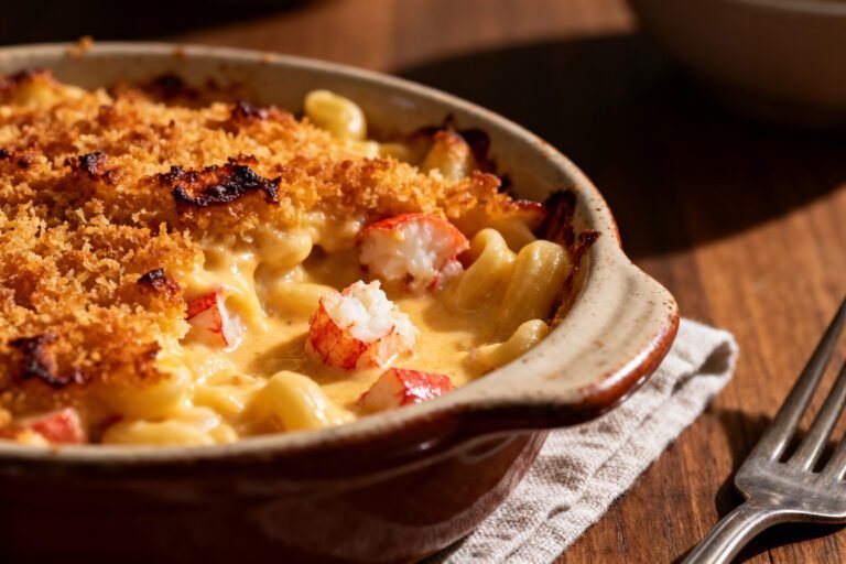 Easy Lobster Mac and Cheese Recipe | Cheesy Seafood Dinner