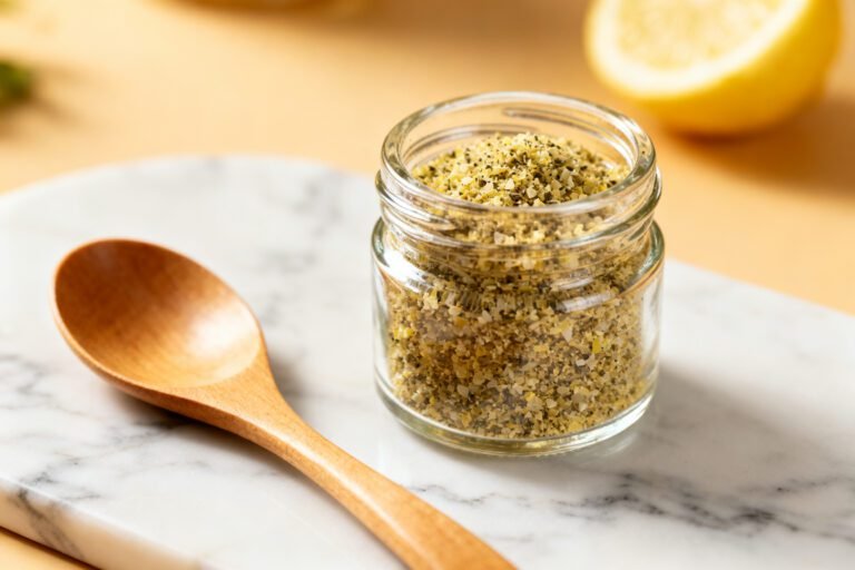 Lemon Pepper Seasoning Recipe | Easy Homemade Dry Mix for Fish & Chicken
