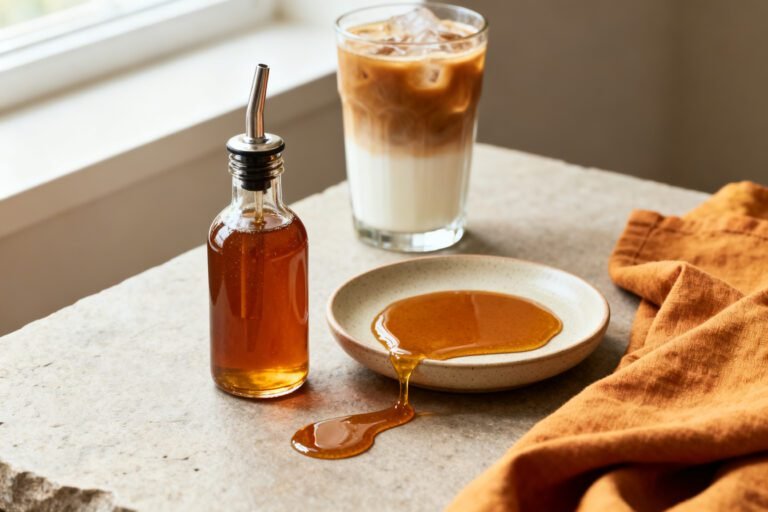 Apple Brown Sugar Coffee Syrup Recipe | Homemade Fall Latte Flavor