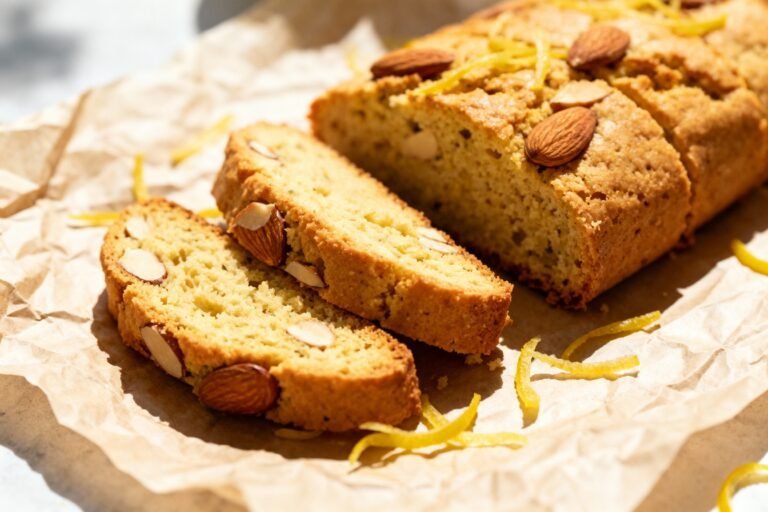 Lemon Olive Oil Almond Biscotti Recipe | Easy Italian Bakery Style Cookies