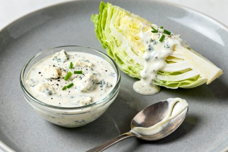 Quick Blue Cheese Dressing Recipe | Easy Creamy Salad Topper