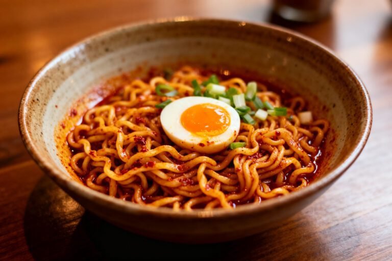 Spicy Garlic Ramen Recipe | Bold Homemade Noodles with Real Heat