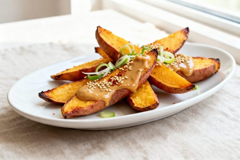 Roasted Japanese Sweet Potatoes | Easy Miso Butter Vegan Side Dish