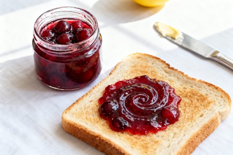Homemade Cherry Jam Recipe | Easy Sweet Fruit Preserve for Toast