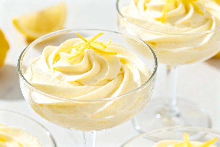 Easy Creamy Lemon Mousse Recipe | Light Spring Dessert Idea