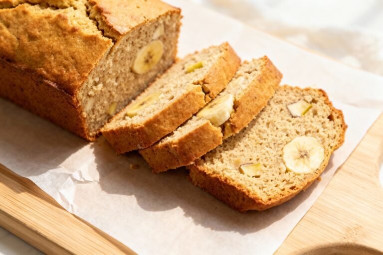 Greek Yogurt Banana Bread Recipe | Moist Healthy Banana Bread from Scratch