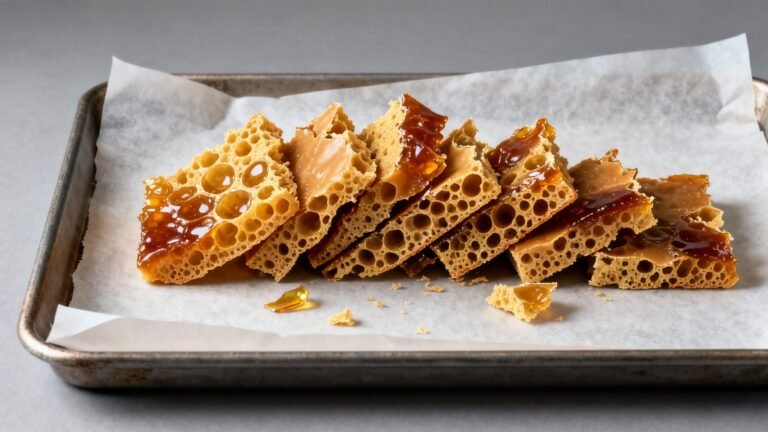 Old-Fashioned Sponge Toffee Recipe | Crisp Molasses Candy Treat