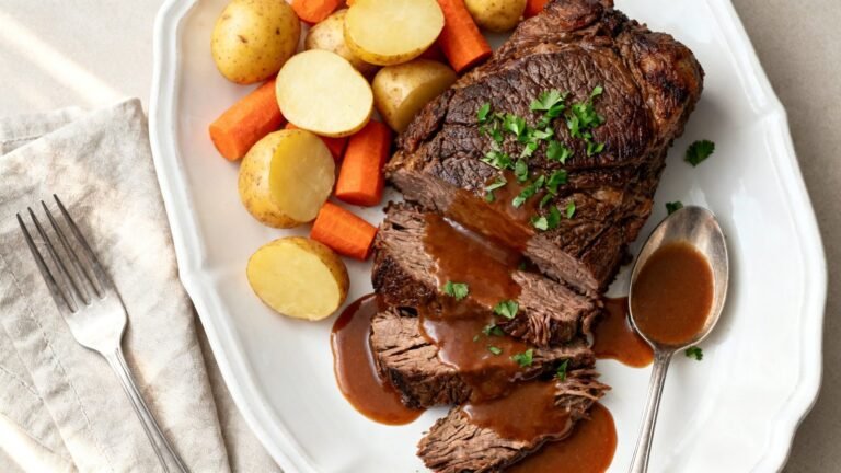 Easy Slow Cooker Pot Roast | Tender Crockpot Roast with Vegetables