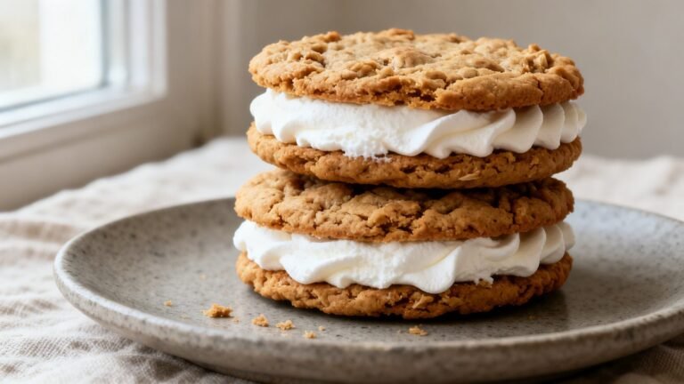 Soft Oatmeal Cream Pie Recipe | Best Homemade Cookie Sandwiches