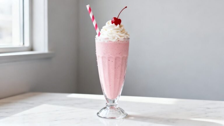 Classic Strawberry Milkshake Recipe | Homemade Easy Creamy Shake