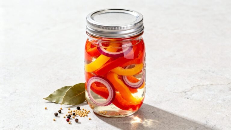 The Best Pickled Sweet Peppers and Onions Recipe | Tangy Canning Favorite
