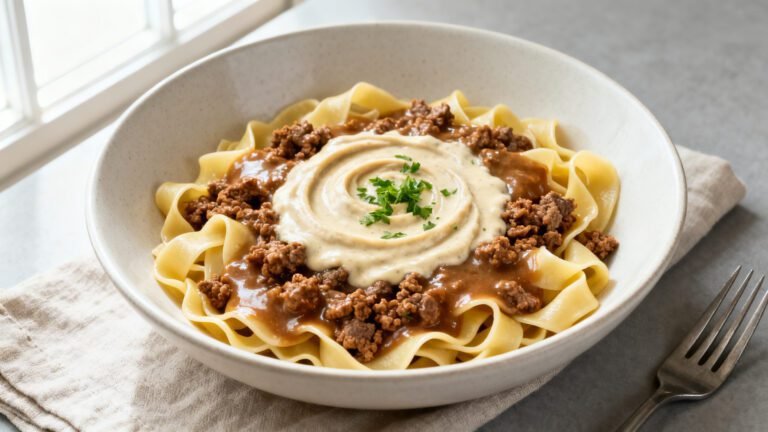 Easy Beef and Noodles Recipe | Quick Comfort Food Dinner