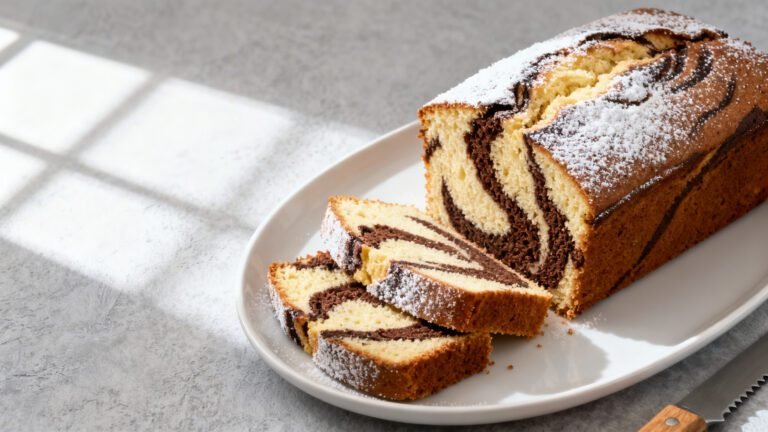 Classic Marble Cake Recipe | Easy Moist Dessert Cake for Any Occasions