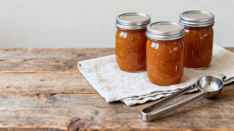 Heirloom Peach Jam Recipe | Spiced Cooked Peach Jam for Canning
