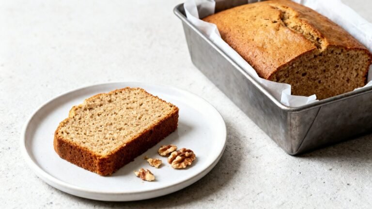 Moist Almond Bread Recipe | Healthy Almond Flour Banana Bread Loaf