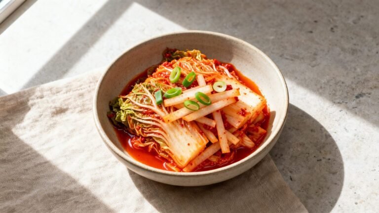 Organic Kimchi Recipe | Simple Home Made Kim Chee with Bold Flavor