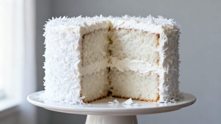 Best Coconut Cake Recipe | Fluffy Layer Cake with Coconut Frosting