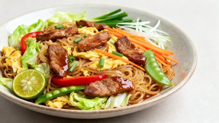 Savory Pancit Recipe Filipino | Classic Pork Pancit with Rich Sauce