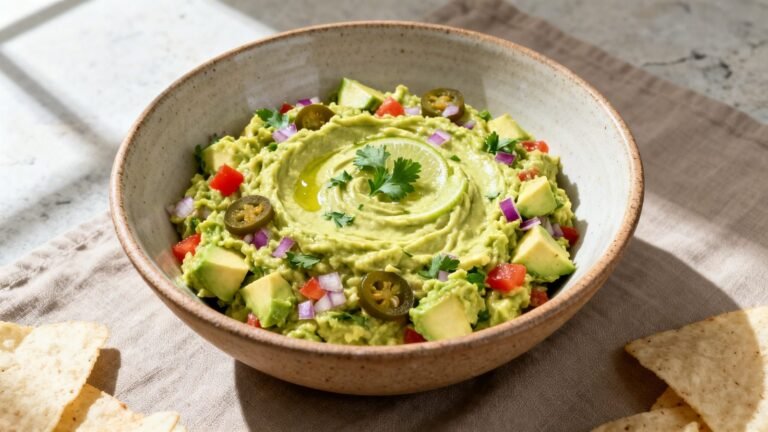 Homemade Guacamole Recipe | Chunky Easy Dip with Fresh Ingredients