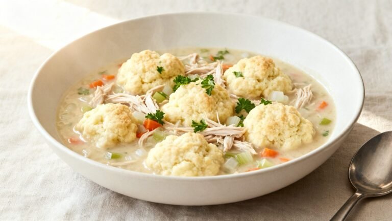 Easy Bisquick Dumplings Recipe | Homemade Chicken And Dumplings