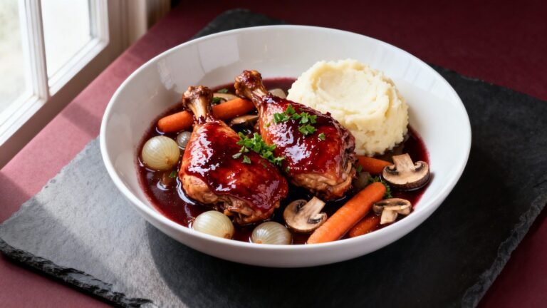 Traditional Coq Au Vin Recipe | Classic French Chicken In Wine Sauce