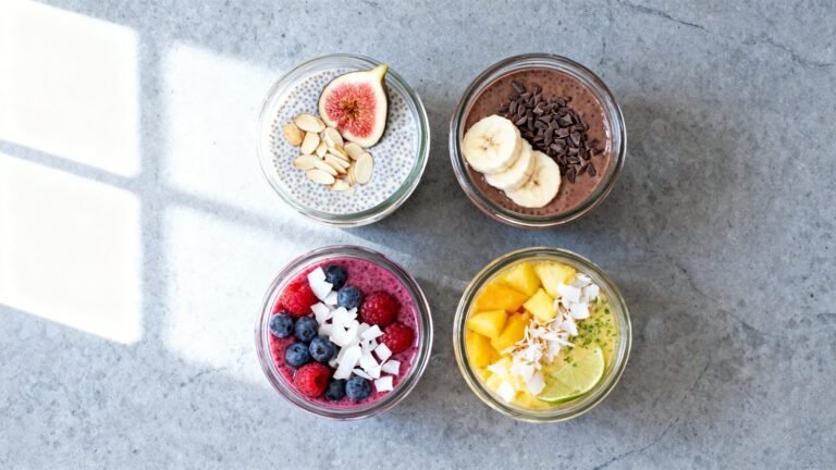 Creamy Chia Pudding 4 Ways | Healthy Dairy Free Breakfast