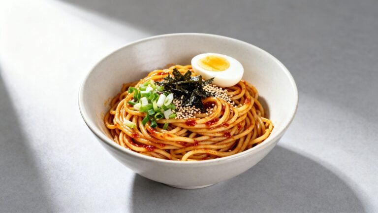 Creamy Kewpie Mayo Buldak Ramen | Spicy Instant Noodles Hack