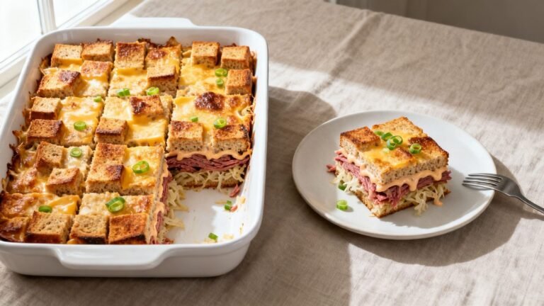 Savory Reuben Bake Recipe | Classic Baked Sandwich Style Casserole
