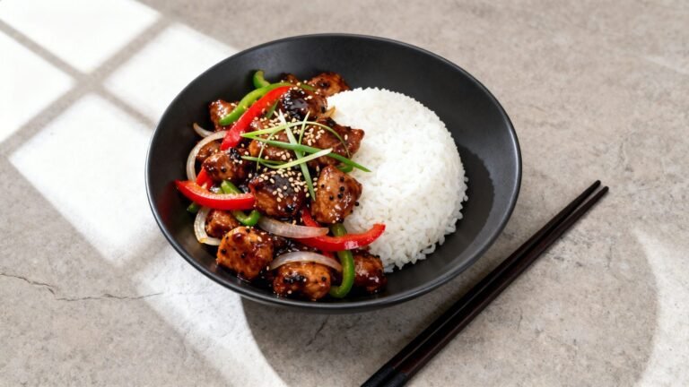Homemade Black Pepper Chicken | Quick Healthy Chicken and Peppers
