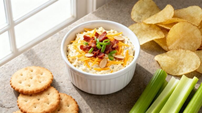 Easy Million Dollar Dip Recipe | Cheesy Bacon Party Snack Favorite