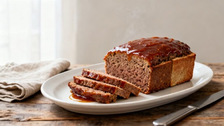 Vintage Meatloaf Recipe | Moist Classic Meatloaf with Sweet Spicy Glaze