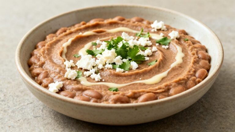 Creamy Refried Beans Recipe | Easy Authentic Mexican Style Beans