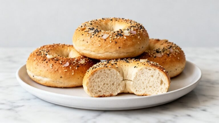 Easy 3 Ingredient Bagel Recipe | Healthy Everything Air Fryer Bagels