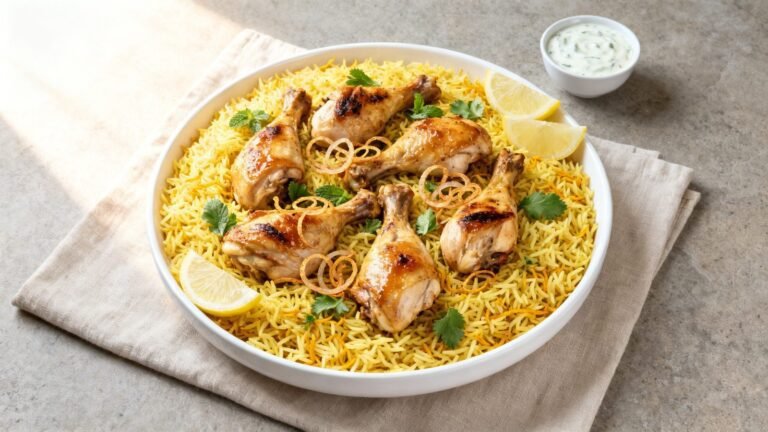 Arabian Chicken Mandi Biryani Recipe | Spicy Homemade Dinner Classic