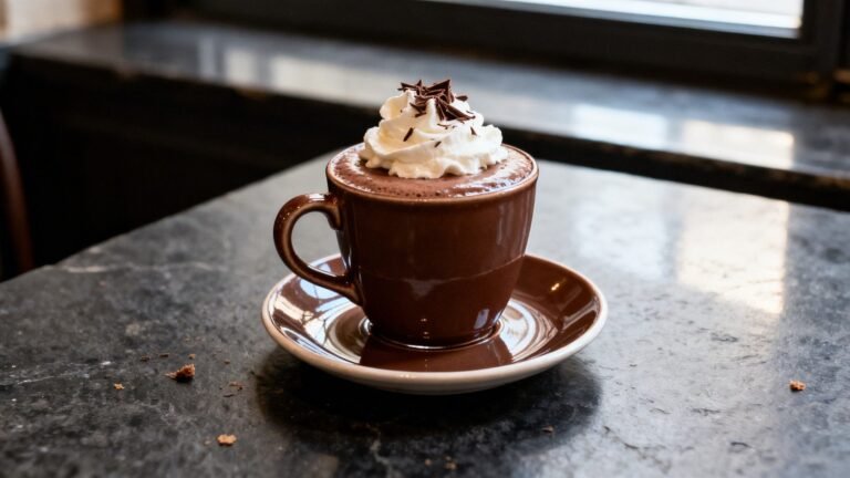 Decadent French Hot Chocolate Recipe | Rich Hot Cocoa with Cream