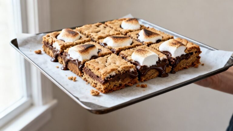 Gooey S’mores Cookie Bars Recipe | Chewy Homemade Dessert Bars