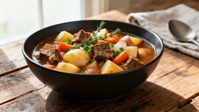 Simple Irish Stew Recipe | Hearty Authentic Irish Stew with Potatoes