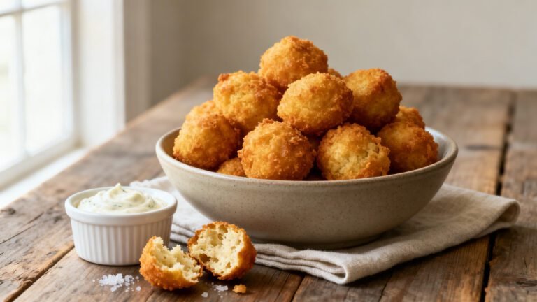 Easy Hush Puppies Recipe | Crispy Golden Southern Cornmeal Side