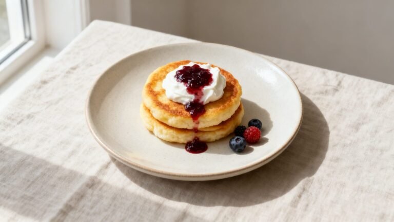 Russian Cottage Cheese Pancakes Recipe | Protein-Packed Syrniki Breakfast