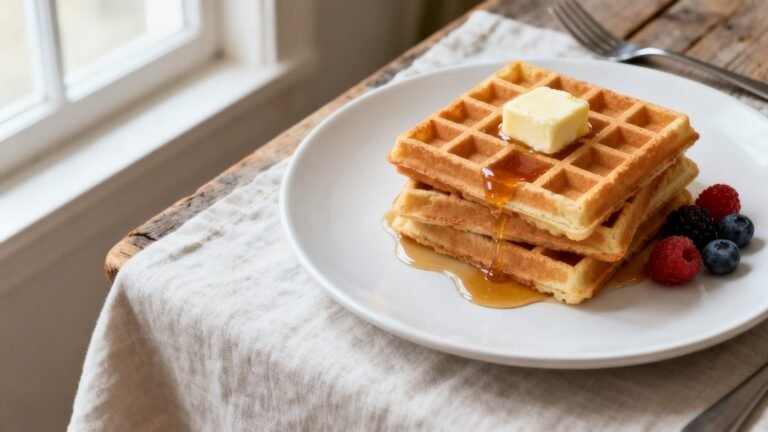 Classic Buttermilk Waffles Recipe | Easy Fluffy Homemade Breakfast