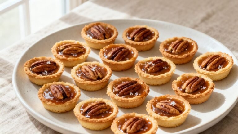 Classic Pecan Tarts Recipe | Buttery Mini Pecan Tartlets Dessert