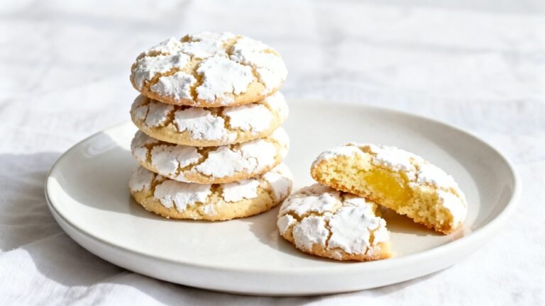 Easy Lemon Crinkle Cookies Recipe | Gluten Free Sweet Citrus Treat
