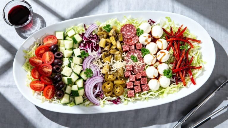 Easy Italian Chopped Antipasto Salad | Colorful Party Appetizer