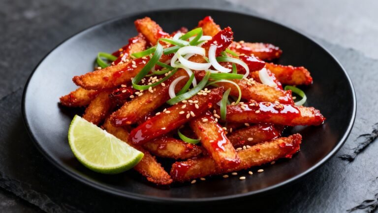 Street Style Honey Chili Potato Recipe | Crispy Indian Spicy Snack