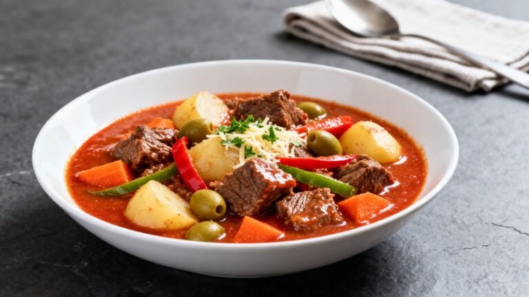Beef Caldereta Recipe | Hearty Filipino Beef Stew with Rich Tomato Sauce