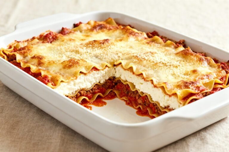 Easy Cottage Cheese Lasagna Recipe | Healthy Family Dinner