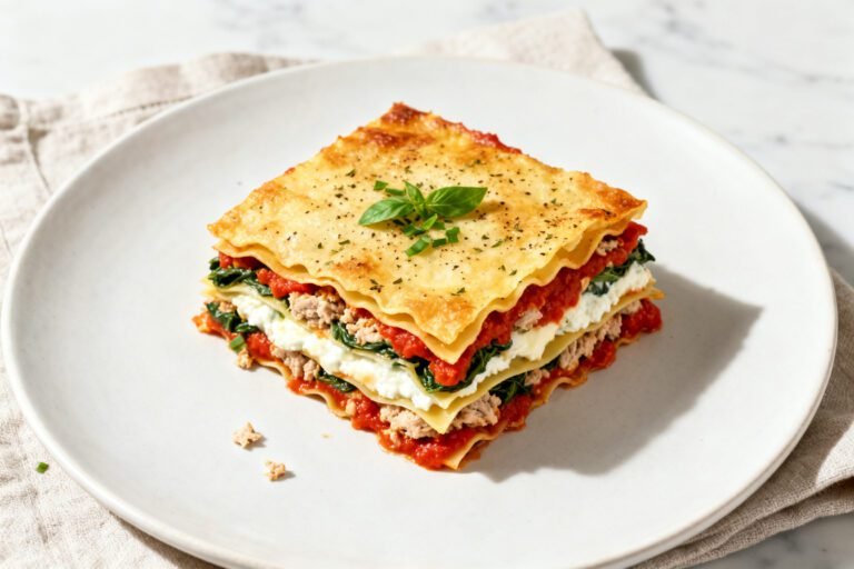 Healthy Turkey Spinach Lasagna Recipe | Easy Family Dinner